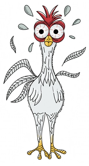 Pollo de la ansiedad Pollo de la ansiedad