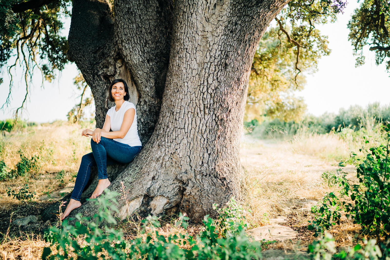 Shaila Romero pose árbol 02